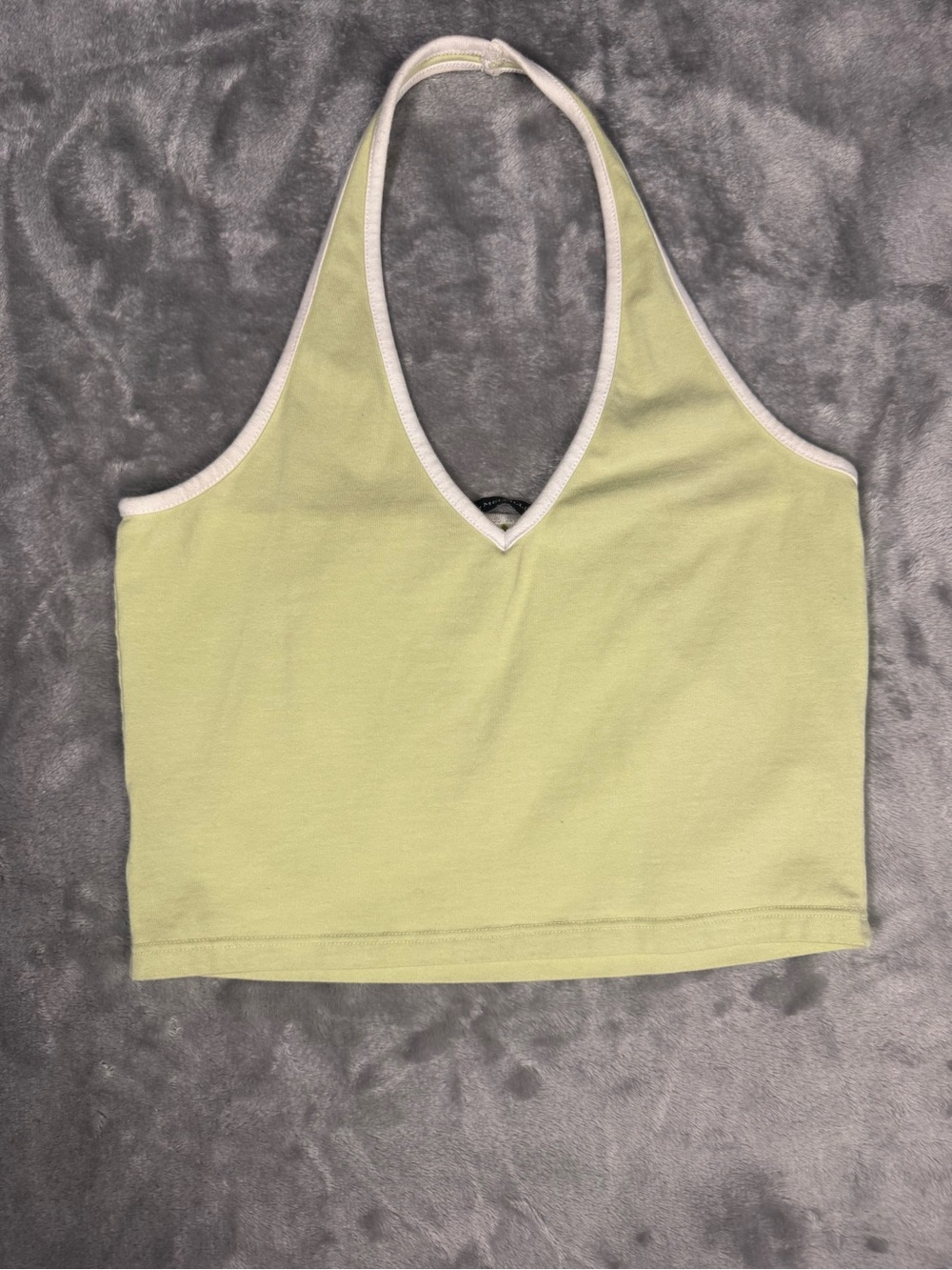 Lime green Brandy Melville halter neck top